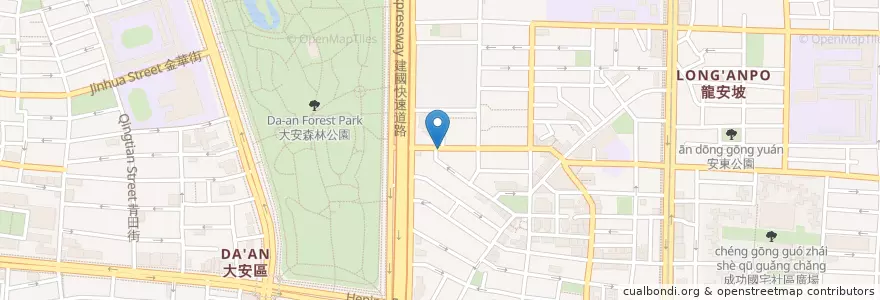 Mapa de ubicacion de 仁里居 en 台湾, 新北市, 台北市, 大安区.