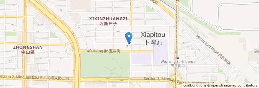 Mapa de ubicacion de 酷樂雞 en Taiwan, 新北市, Taipei, 松山區.