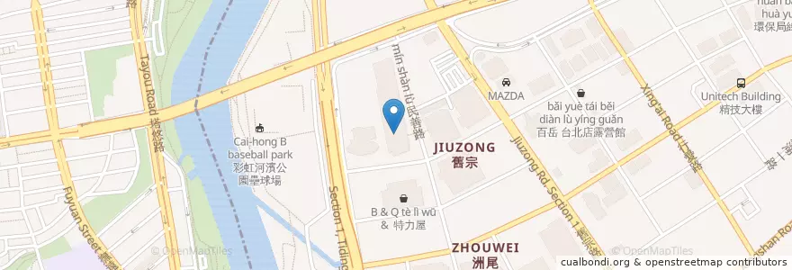 Mapa de ubicacion de 樂尼尼 en Taiwan, Nuova Taipei, Taipei, Distretto Di Songshan, Distretto Di Neihu.
