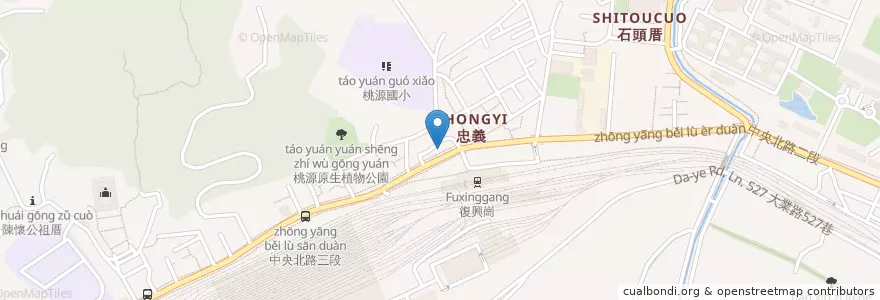 Mapa de ubicacion de 方家麵線 en تايوان, تايبيه الجديدة, تايبيه, 北投區.