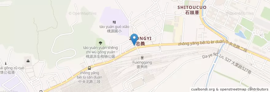 Mapa de ubicacion de 美好早點小籠包 en Taiwan, 新北市, Taipei, 北投區.