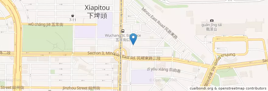 Mapa de ubicacion de F2喫茶站 en 台湾, 新北市, 台北市, 松山区.