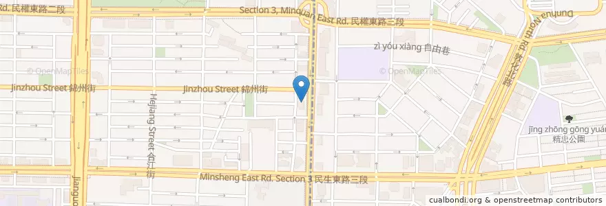 Mapa de ubicacion de 新韓館 en Taiwan, Nuova Taipei, Taipei, Distretto Di Songshan.