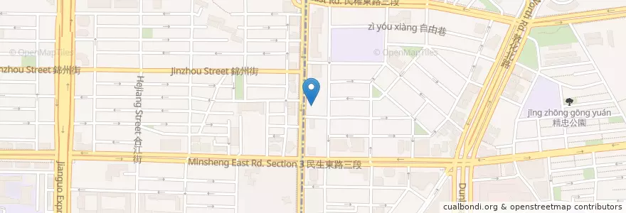 Mapa de ubicacion de 非常泰 en 臺灣, 新北市, 臺北市, 松山區.