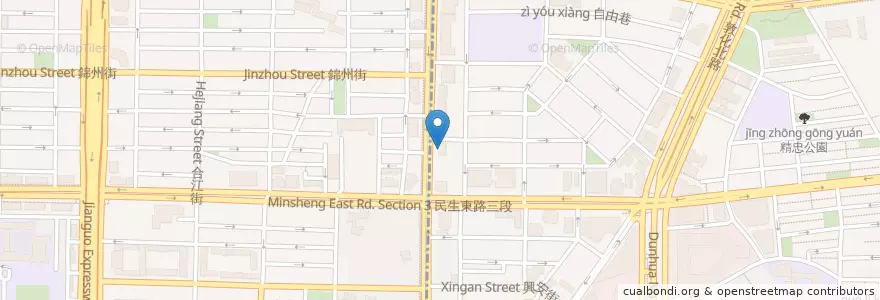 Mapa de ubicacion de 牛角日本燒肉專門店 en Taiwan, 新北市, Taipei, 松山區.