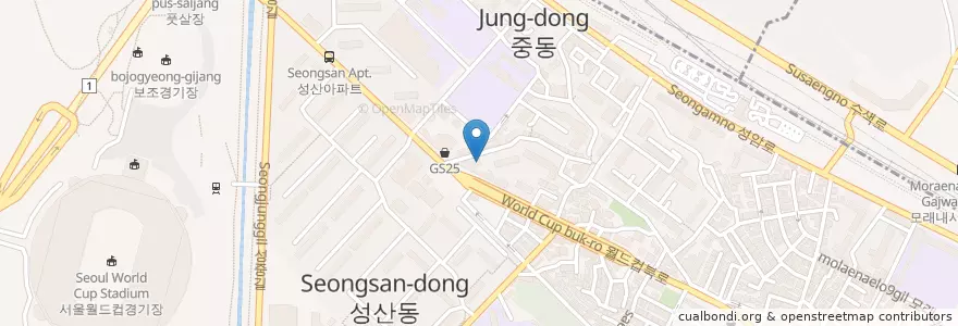 Mapa de ubicacion de COFFEE ENN en Güney Kore, Seul, 마포구.