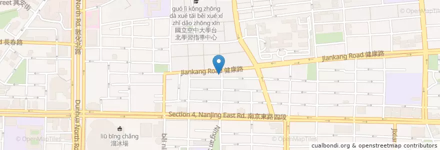 Mapa de ubicacion de 小鬍子 en Taiwan, Nuova Taipei, Taipei, Distretto Di Songshan.