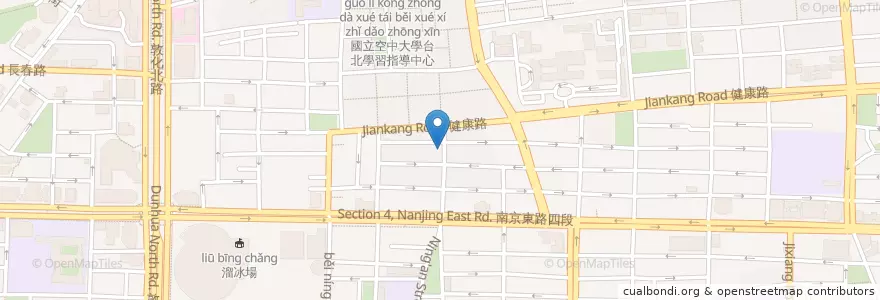 Mapa de ubicacion de 歡喜媽媽早午餐 en Taiwan, 新北市, Taipei, 松山區.
