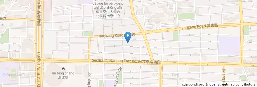 Mapa de ubicacion de 大元麻醬麵店 en 臺灣, 新北市, 臺北市, 松山區.