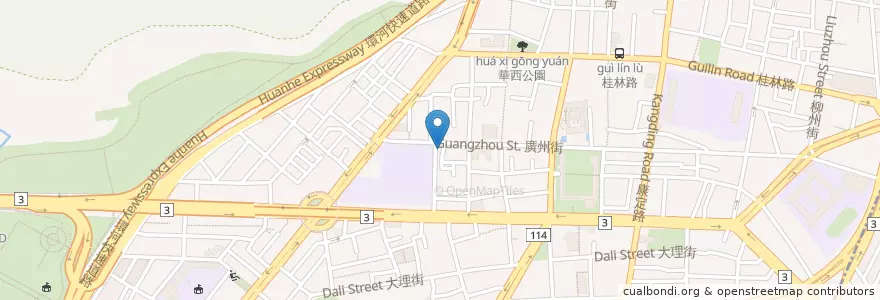 Mapa de ubicacion de 艋舺牛排館 en 臺灣, 新北市, 臺北市, 萬華區.