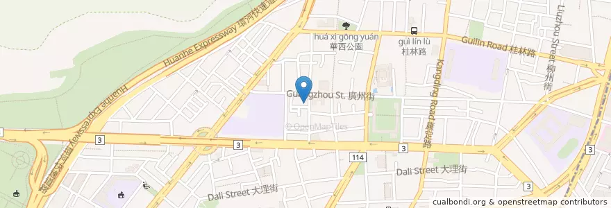 Mapa de ubicacion de 世豐鹿肉店 en Tayvan, 新北市, Taipei, 萬華區.