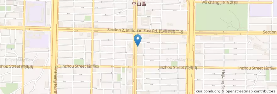 Mapa de ubicacion de 一之軒 en Taiwan, Nuova Taipei, Taipei, Distretto Di Zhongshan.