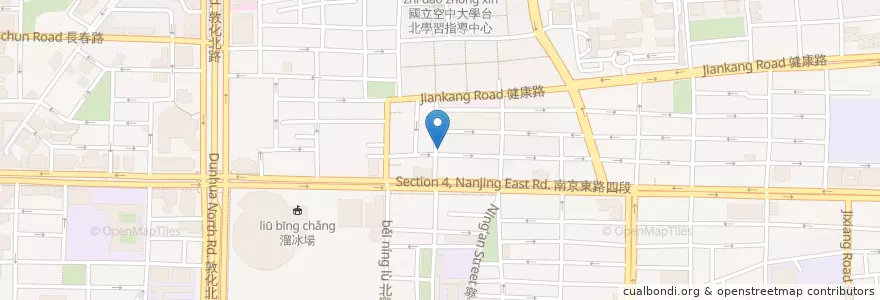 Mapa de ubicacion de 胖大媽美食餐館 en 台湾, 新北市, 台北市, 松山区.