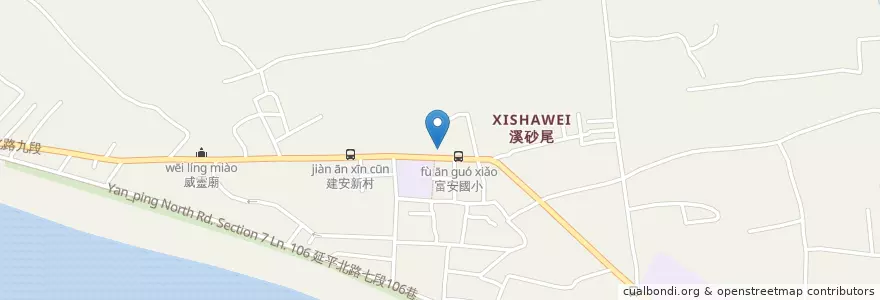 Mapa de ubicacion de 好食雞鹽水雞 en تایوان, 新北市, تایپه, 士林區.
