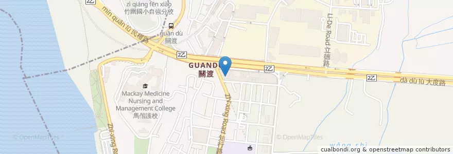 Mapa de ubicacion de 星馬海南雞飯 en Taïwan, Nouveau Taipei, Taipei, 北投區.
