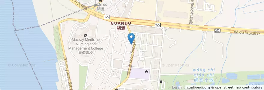 Mapa de ubicacion de 佳佳小吃店 en 타이완, 신베이 시, 타이베이시, 베이터우 구.