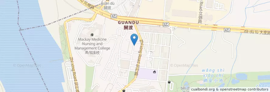 Mapa de ubicacion de 左賀食堂 en Taiwan, 新北市, Taipei, 北投區.