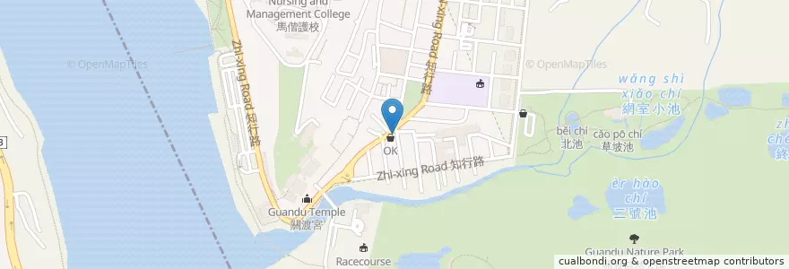 Mapa de ubicacion de 台灣牛溫體豬 en Taiwán, Nuevo Taipéi, Taipéi, 北投區.