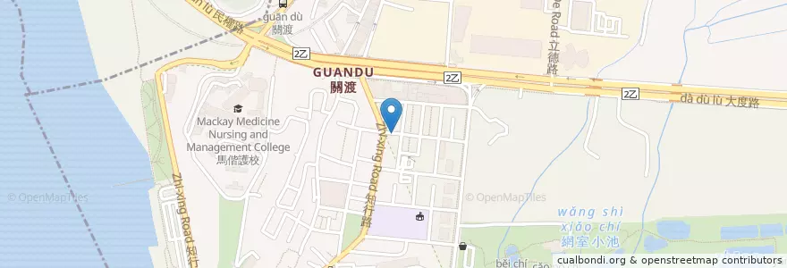 Mapa de ubicacion de 丼布狸居食屋 en Тайвань, Новый Тайбэй, Тайбэй, 北投區.