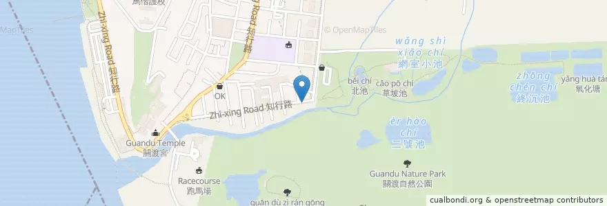 Mapa de ubicacion de 92水鳥 en تايوان, تايبيه الجديدة, تايبيه, 北投區.