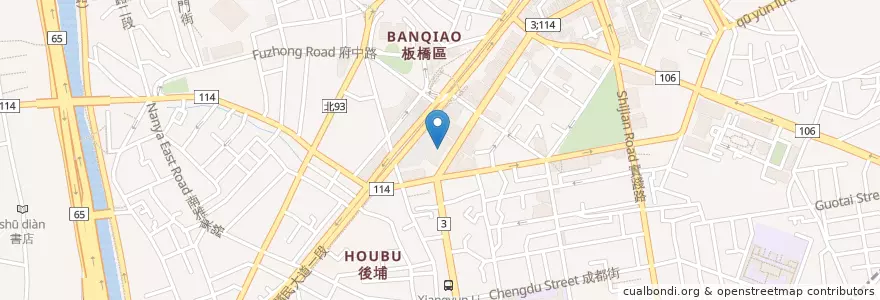 Mapa de ubicacion de 星聚點KTV en Taiwan, Neu-Taipeh, Banqiao.