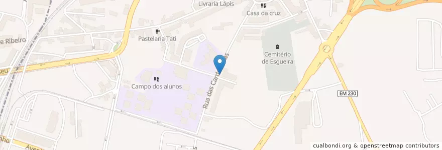 Mapa de ubicacion de Smart Study en Portugal, Aveiro, Mitte, Baixo Vouga, Aveiro, Esgueira.