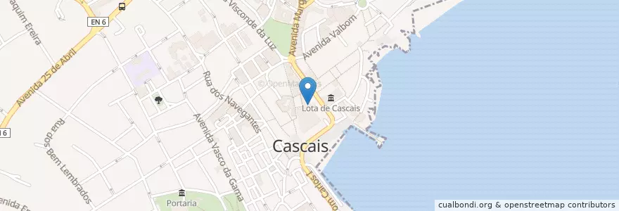 Mapa de ubicacion de Amori D'Ana en 포르투갈, Área Metropolitana De Lisboa, Lisboa, Grande Lisboa, Cascais, Cascais E Estoril.