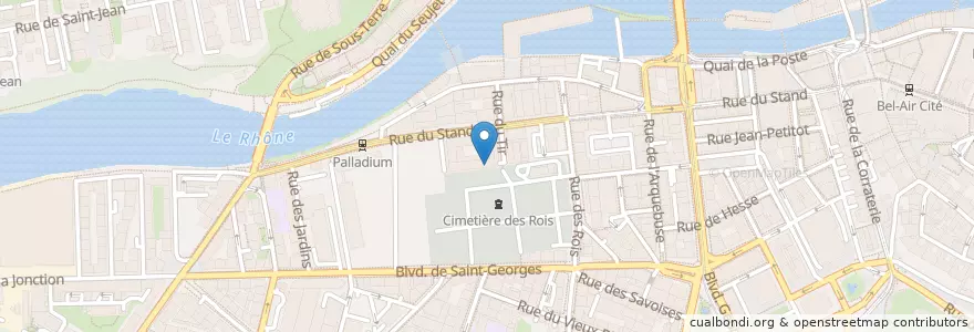 Mapa de ubicacion de Hôtel des Finances en Schweiz, Genf, Genf, Genf.