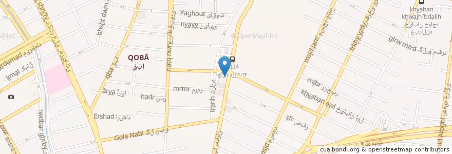 Mapa de ubicacion de داروخانه دکتر صنعتی en 伊朗, 德黑兰, شهرستان تهران, 德黑蘭, بخش مرکزی شهرستان تهران.