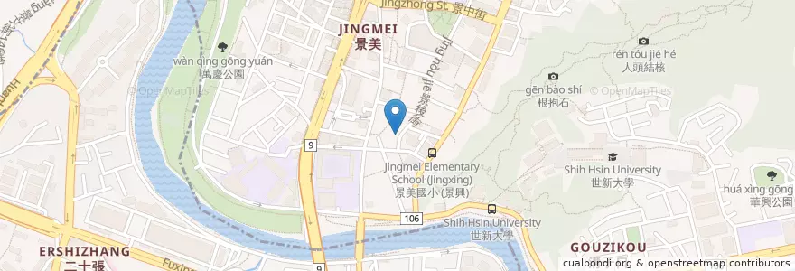 Mapa de ubicacion de 驢爸爸涼麵 en تايوان, تايبيه الجديدة, 文山區.