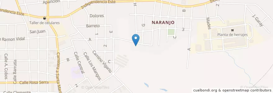 Mapa de ubicacion de Iglesia Eben-Ezer en Cuba, L'Avana, Guanabacoa.