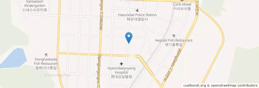 Mapa de ubicacion de 기장119안전센터 en 대한민국, 부산, 기장군, 기장읍.