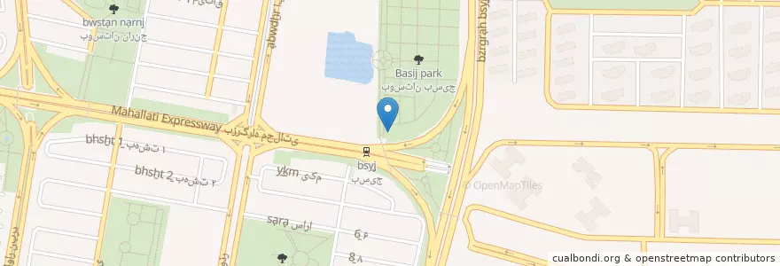 Mapa de ubicacion de دستشویی en Iran, Teheran, شهرستان تهران, Teheran, بخش مرکزی شهرستان تهران.