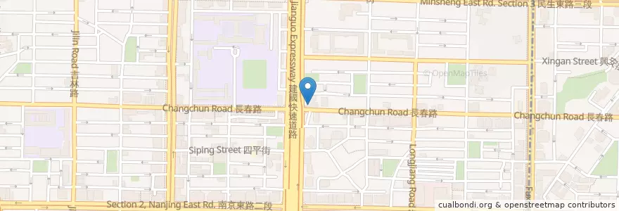 Mapa de ubicacion de 丹典咖啡 en Taiwan, Neu-Taipeh, Taipeh, Zhongshan.