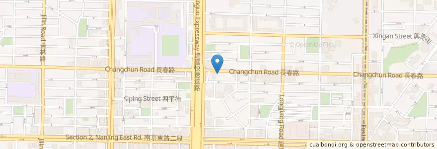 Mapa de ubicacion de Jiao Yen Hot Pot en Taiwan, New Taipei, Taipei, Zhongshan District.