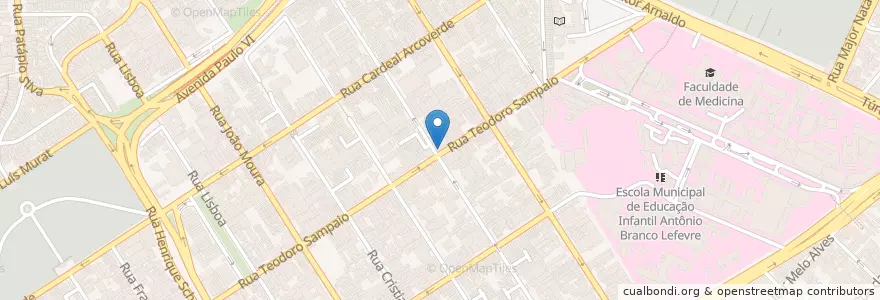 Mapa de ubicacion de Degas Restaurante e Churascaria en البَرَازِيل, المنطقة الجنوبية الشرقية, ساو باولو, Região Geográfica Intermediária De São Paulo, Região Metropolitana De São Paulo, Região Imediata De São Paulo, ساو باولو.