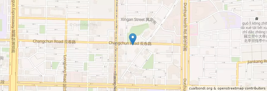 Mapa de ubicacion de 顏長春中醫 en 台湾, 新北市, 台北市, 松山区.