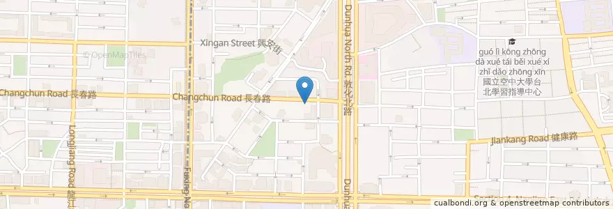 Mapa de ubicacion de 馨牙醫診所 en 타이완, 신베이 시, 타이베이시, 쑹산 구.