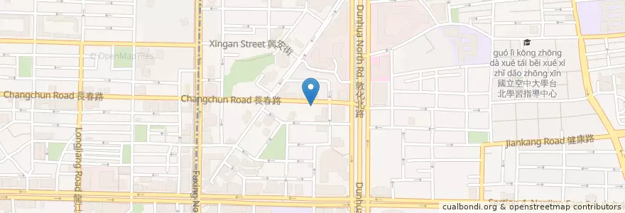 Mapa de ubicacion de Her Her Cafe en Taiwan, New Taipei, Taipei, Songshan District.