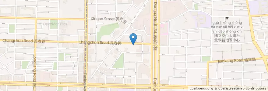 Mapa de ubicacion de 條樂食而忘憂 en Tayvan, 新北市, Taipei, 松山區.