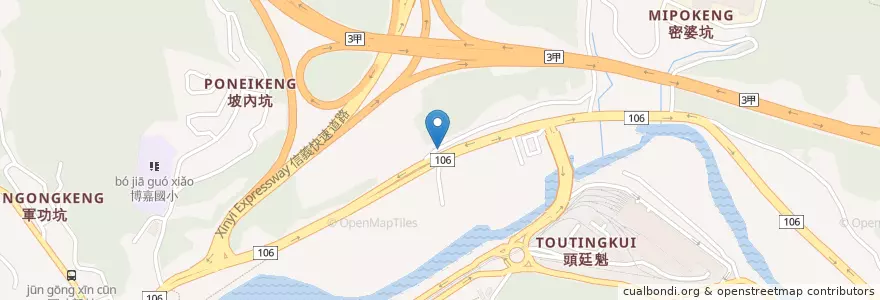 Mapa de ubicacion de 賴桑香腸 en Taiwan, 新北市, Taipé, 文山區.