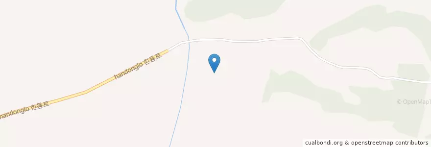 Mapa de ubicacion de 흥해읍 en 대한민국, 경상북도, 포항시, 북구, 흥해읍.