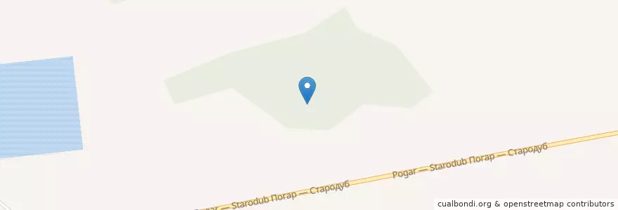 Mapa de ubicacion de Гетуновское сельское поселение en Russie, District Fédéral Central, Oblast De Briansk, Погарский Район, Гетуновское Сельское Поселение.