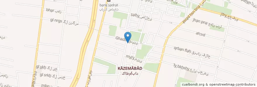 Mapa de ubicacion de مسجد باب الحوائج en 伊朗, 德黑兰, شهرستان تهران, 德黑蘭, بخش مرکزی شهرستان تهران.