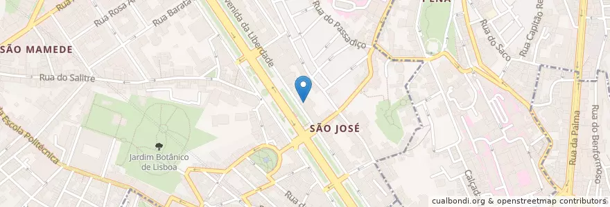 Mapa de ubicacion de JNcQUOI en Portugal, Área Metropolitana De Lisboa, Lisboa, Grande Lisboa, Lisbon, Santo António.
