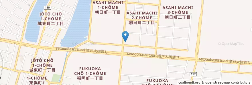 Mapa de ubicacion de Cosmo en 일본, 가가와현, 高松市.