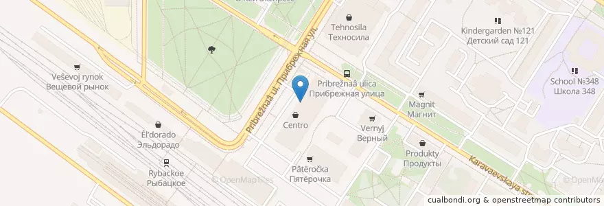 Mapa de ubicacion de Санкт-Петербург en Rusland, Северо-Западный Федеральный Округ, Oblast Leningrad, Sint-Petersburg, Невский Район, Округ Рыбацкое.