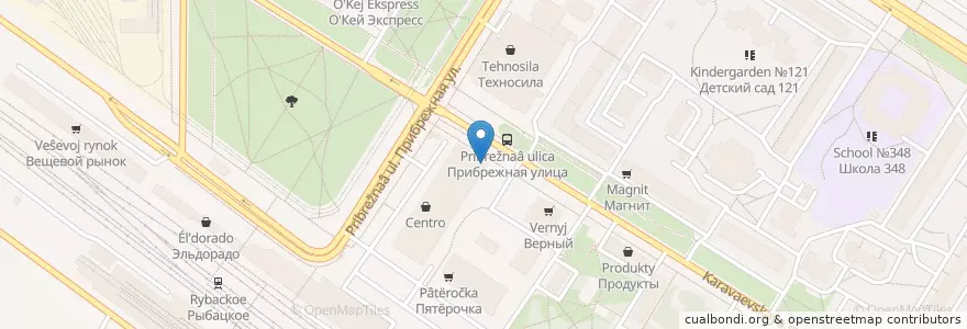 Mapa de ubicacion de Pizza Ollis en ロシア, 北西連邦管区, レニングラード州, サンクト ペテルブルク, Невский Район, Округ Рыбацкое.