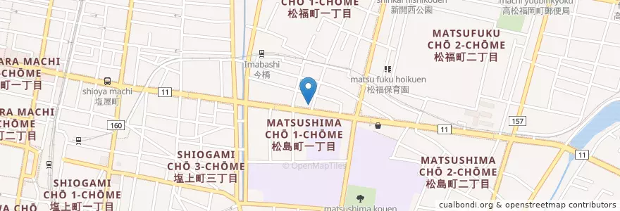 Mapa de ubicacion de 高松松島町郵便局 en ژاپن, 香川県, 高松市.