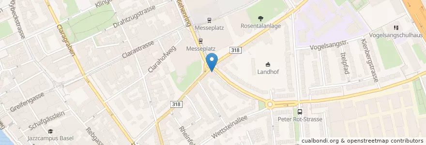 Mapa de ubicacion de Domino's - Pizza Fast Food en سوئیس, Basel-Stadt, Basel.